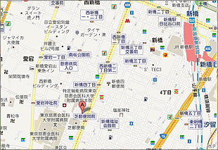 東京営業部のマップ